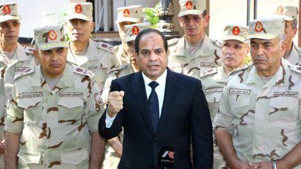 Le président égyptien Abdel Fattah al-Sissi martèle sa promesse d'une réponse implacable aux terroristes du Nord-Sinaï. (HO / EGYPTIAN PRESIDENCY / AFP)