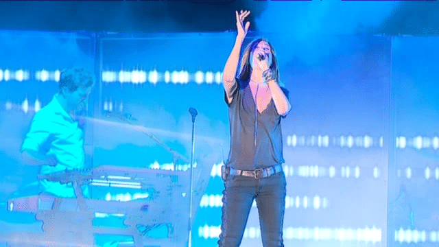 Zazie en concert au "Aio Festivale" d'Ajaccio