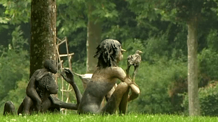 L'une des oeuvres exposées au Jardin des Sculptures
 (France 3 / Culturebox)