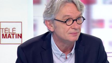 Le secr&eacute;taire g&eacute;n&eacute;ral de France 2, Jean-Claude Mailly, sur le plateau de France 2, le 8 juillet 2014, &agrave; Paris. ( FRANCE 2 / FRANCETV INFO)