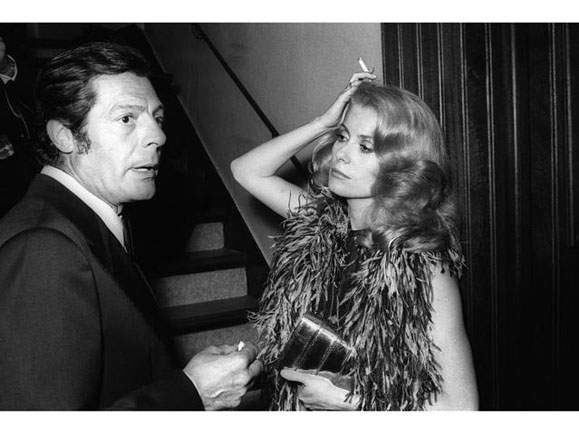 Marcello Mastroianni et Catherine Deneuve.
 ( DPA/ABACA)