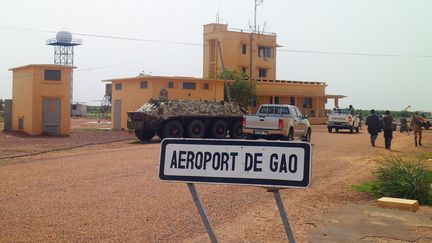 L'a&eacute;roport de Gao (Mali), ici photographi&eacute; en juillet 2012, a &eacute;t&eacute; repris le 26 janvier 2013 par les soldats fran&ccedil;ais et maliens.&nbsp; (ROMARIC OLLO HIEN / AFP)