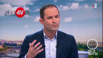 Benoît Hamon, le leader de "Générations", le 28 mars 2019 sur France 2. (FRANCE 2)