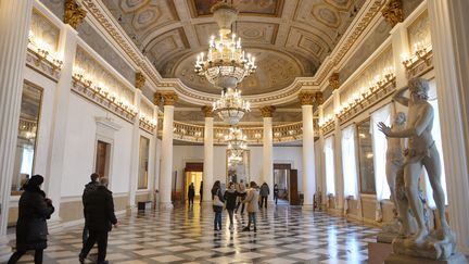 La salle de bal du Palais royal de Venise, le 3 décembre 2012.&nbsp; (VINCENZO PINTO / AFP)