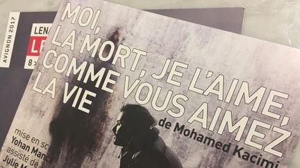 La pièce "Moi, la mort, je l'aime, comme vous l'aimez la vie" était programmée du 6 au 11 juillet au festival off d'Avignon.
 (Sophie Jouve / Culturebox)