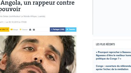 Luaty Beirão, 33 ans, avait tout pour être un enfant chéri du régime angolais... (Le Monde)