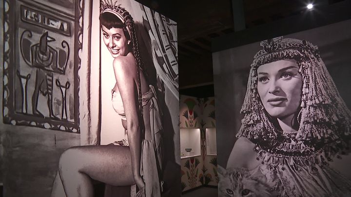 Une large partie de l'exposition est consacrée à l'influence de l'Egypte sur le cinéma (France 3 Alpes)