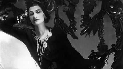 La couturière Gabrielle Chanel dite "Coco" en 1944 à Paris&nbsp; (AFP)