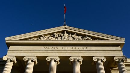 Le palais de justice de Marseille (Bouches-du-Rhône), le 15 mars 2021. (NICOLAS TUCAT / AFP)