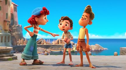 Le trio de personnages (Giulia, Luca, Alberto) fonctionne à merveille. (PIXAR)