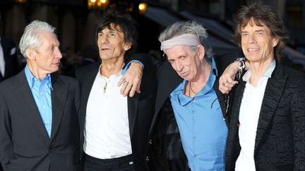 Les Rolling Stones à la première de &quot;Crossfire Hurricane&quot; le 18 octobre 2012.
 (Rex Features / Rex / Sipa)