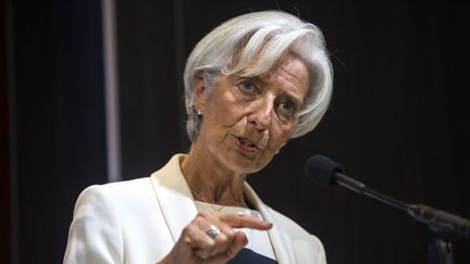 &nbsp; (Christine Lagarde, directrice du FMI, veut pour la Grèce une "dette viable" © maxPPP)