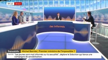 Tous les matins, les informés débattent de l'actualité autour de Jérôme Chapuis et Renaud Dély. (RADIO FRANCE/FRANCEINFO)