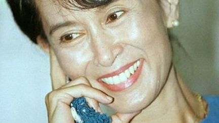 Aung San Suu Kyi, 1996. (© AFP)