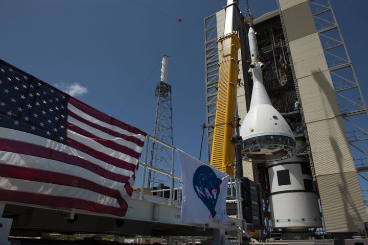 La capsule Orion à Cap Canaveral (Floride, Etats-Unis), le 2 juillet 2019. (NASA)