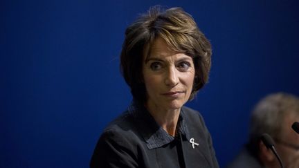 &nbsp; (La ministre de la Santé Marisol Touraine, ici lors d'une conférence de presse, estime que les discussions avec les urgentistes vont aboutir à l'arrêt de la grève © Maxppp)