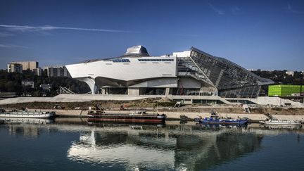 L'architecture futuriste du Musée des Confluences de Lyon
 (Jeff Pachoud / AFP)