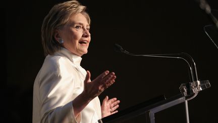 Hillary Clinton, le 7 juin 2017 à New York (Etats-Unis).&nbsp; (MONICA SCHIPPER / AFP)