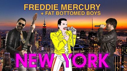 Le clip New York, Freddie Mercury en duo avec les Fat Bottomed boys (Fat Bottomed boys / Marialexie)