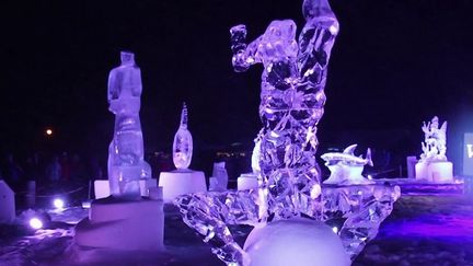 Savoie : À Valloire, un impressionnant concours de sculptures sur glace