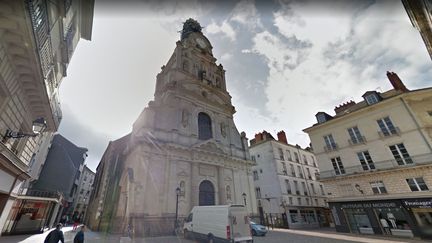 Léglise Sainte-Croix, à Nantes (Loire-Atlantique), en mai 2014. (GOOGLE STREETVIEW)