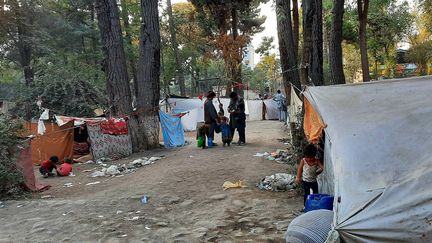 Dans un jardin public de Kaboul (Afghanistan), le 20 septembre 2021 (JEREMY TUIL / RADIO FRANCE)