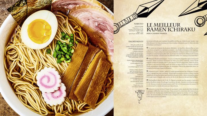 La soupe de nouilles japonaises tirée de l'animé "Naruto" (Hachette Heroes)