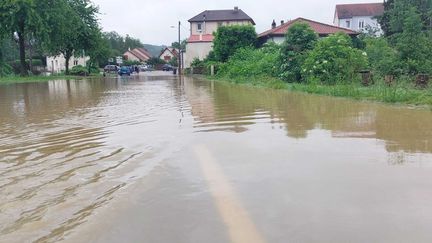 Les inondations dans le Grand-Est, mai 2024. (NATACHA KADUR / FRANCE BLEU LORRAINE NORD)