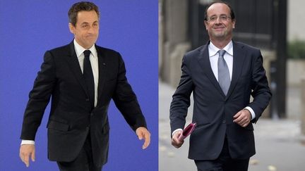 Le deuxi&egrave;me tour de l'&eacute;lection, qui opposera&nbsp;Nicolas Sarkozy et Fran&ccedil;ois Hollande, aura lieu le 6 mai 2012. (ERIC FEFERBERG / AFP)