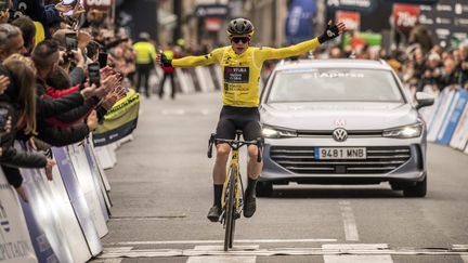 Jonas Vingegaard lors de la troisième étape de O Gran Camino, le 24 février 2024. (MAXPPP)