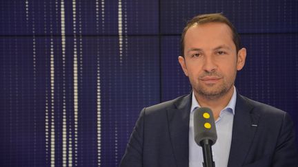 Sébastien Chenu, porte-parole du Rassemblement national. (JEAN-CHRISTOPHE BOURDILLAT / RADIO FRANCE)