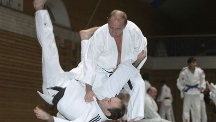 Poutine, le judoka.&nbsp; (RIA NOVOSTI / REUTERS)