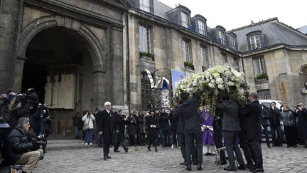 Obsèques de Jacques Chancel le 6 janvier 2015
 (Martin Bureau/AFP)