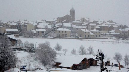  (La station de ski Les Angles dans les Pyrénées-orientales © MAXPPP)