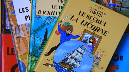 Divers albums de "Tintin". (MAXPPP  )