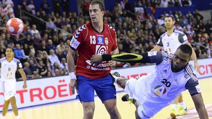 Cédric Sorhaindo (France-Serbie) (JONATHAN NACKSTRAND / AFP)