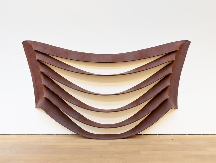 Robert Morris, "Untitled", 1969, feutre, collection privée (photo : Rémi Villaggi / Mudam Luxembourg  © Adagp, Paris 2020)