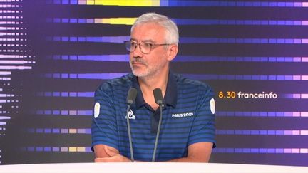 Le directeur général du Comité d'organisation des Jeux de Paris 2024, Etienne Thobois, sur franceinfo le 7 août 2024. (FRANCEINFO / RADIO FRANCE)