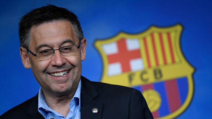 Josep Maria Bartomeu, ici en juillet 2019, a été le président du FC Barcelone de 2014 à 2020. (LLUIS GENE / AFP)