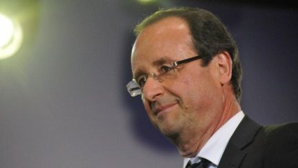 François François Hollande le soir de son élection, place de la Bastille à Paris, le 6 mai 2012. (AFP - Citizenside.com - Zaer Belkalai)