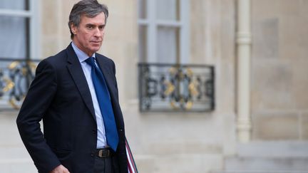 L'ex-ministre du Budget J&eacute;r&ocirc;me Cahuzac, le 10 janvier 2013 &agrave; l'Elys&eacute;e, &agrave; Paris. (BERTRAND LANGLOIS / AFP)