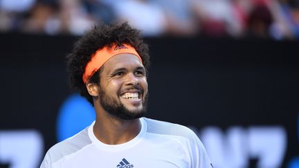 Le Français Jo-Wilfried Tsonga à Melbourne (WILLIAM WEST / AFP)