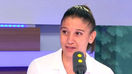 Nadia Benmokhtar, ancienne footballeuse et consultante de franceinfo pendant le Mondial. (FRANCEINFO / RADIOFRANCE)