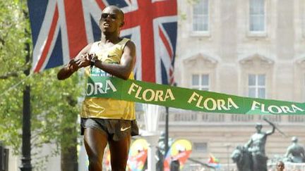 Sammy Wanjiru, vainqueur du Marathon de Londres en 2009