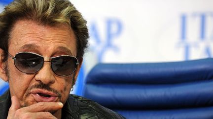 Johnny Hallyday a été hospitalisé alors qu&#039;il enregistrait son nouvel album dans les Antilles
 (YURI KADOBNOV / AFP)