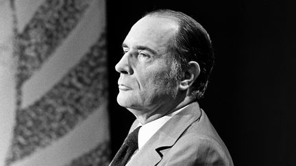 François Mitterrand, premier secrétaire du PS, en 1974
 (Masquelier / Ina)