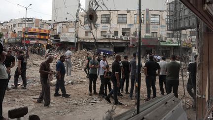 The city of Jenin in the occupied West Bank after the withdrawal of the Israeli army, September 6, 2024. (ISSAM RIMAWI / ANADOLU / AFP)