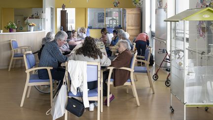 Illustrative image. Domitys employs around thirty students who live in its senior residences. (JEAN-FRANCOIS FORT / HANS LUCAS via AFP)