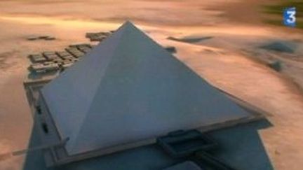 La pyramide de Kheops en 3D
 (Culturebox)