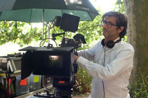 Vincent Monnet lors du tournage de &quot;Au bonheur des hommes&quot; en 2009
 (FRANCOIS LEFEBVRE-THALIE IMAGES)